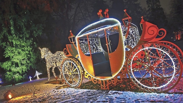 Wenn die Nacht über der Stadt hereinbricht, beginnt beim „Innsbrucker Winterzauber“ die magische ...