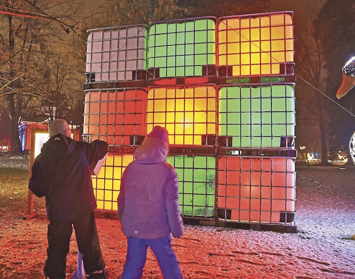 Interaktive Stadtionen und Spiele freuen vor allem die Kinder.