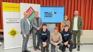 Das kreative Schulprojekt „Million-Against-Cancer.at“ der HAK ist freigeschaltet – die ...