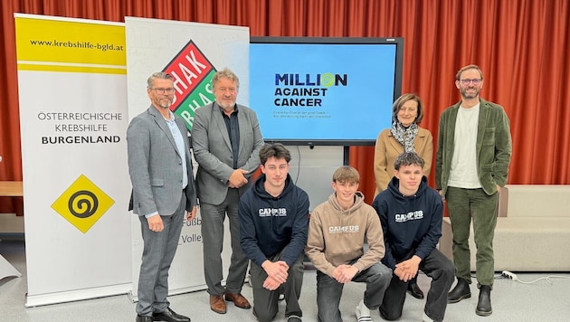 Das kreative Schulprojekt „Million-Against-Cancer.at“ der HAK ist freigeschaltet – die ...