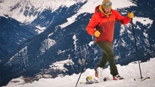 Hannes Wallner Die „Bergkrone“ konnte den elektrischen Tourenski bereits ausprobieren.