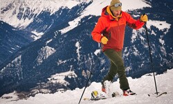 Die „Bergkrone“ konnte den elektrischen Tourenski bereits ausprobieren. 