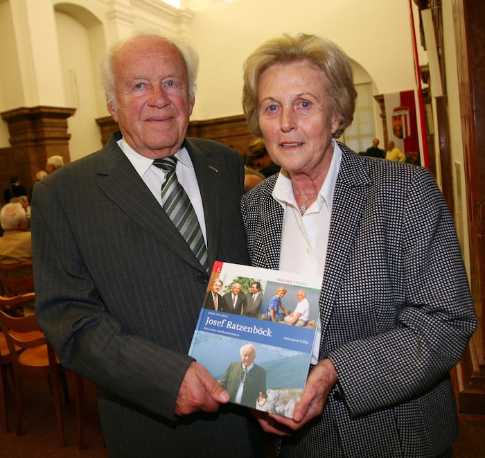 Josef Ratzenböck mit seiner Ehefrau Anneliese