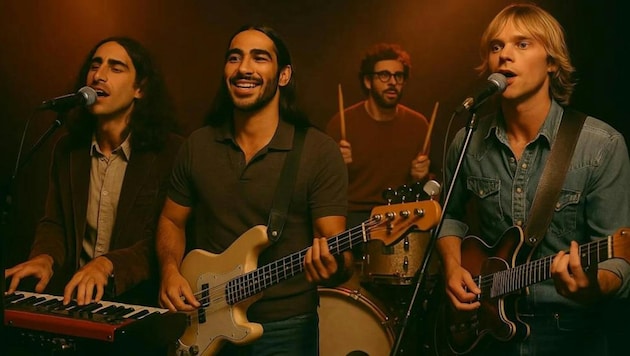 70er-Jahre-Rock aus dem Computer: Die KI-Band The Velvet Sundown sorgte im Sommer für ...