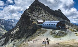 Die Stüdlhütte, Zwischenstation für viele Bergsteiger bei einer Tour auf den Großglockner.