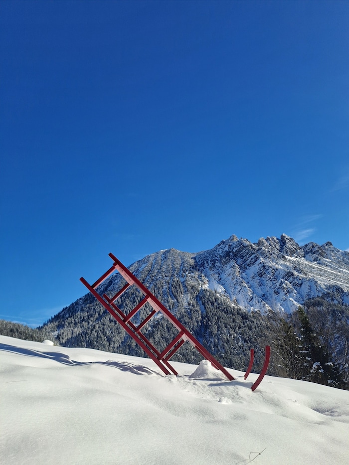 „Schlitten“ von Liddy Scheffknecht.