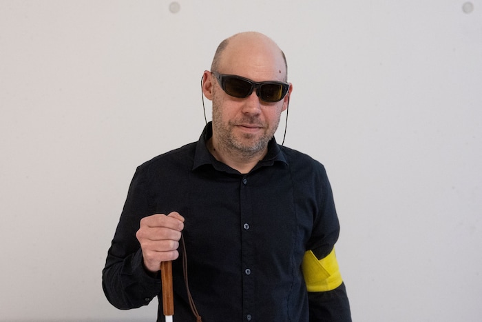 Der Niederösterreich Andreas F. ist nach dem Giftanschlag fast vollständig blind. Optimistisch ...