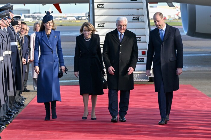 Prinz William und Prinzessin Kate mit Frank-Walter Steinmeier und Elke Büdenbender
