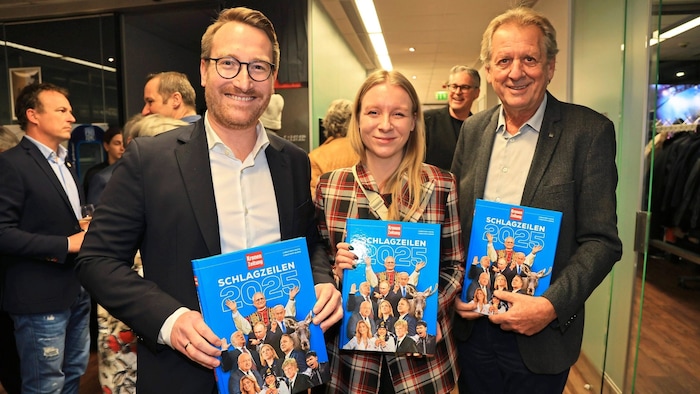LHStv. Philip Wohlgemuth (li.), LA Elisabeth Fleischanderl und Erwin Zangerl.