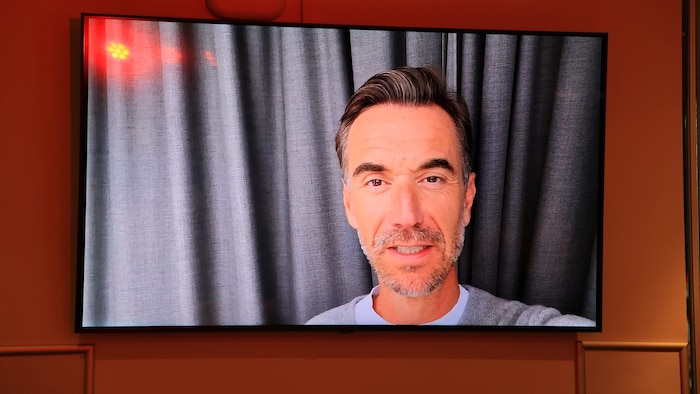 Florian Silbereisen schickte einen Gruß per Video.