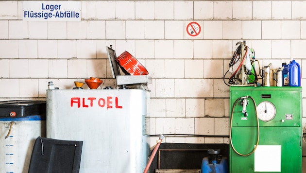 In Deutschland stehlen kriminelle Banden derzeit immer wieder alte Öle und Speisefette ...