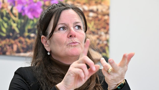 ÖVP-Bürgermeisterin Barbara Huber.