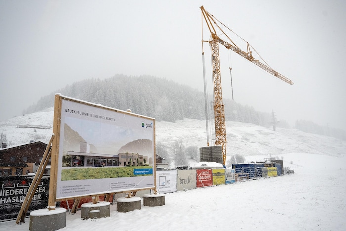Die Baustelle an der Großglocknerstraße
