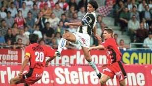 Das erste Derby im neuen Liebenauer Stadion gewannen Vastic und Co. 1997 gegen den GAK mit 4:0.