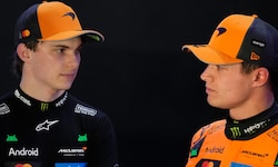 Oscar Piastri (l.) und Lando Norris (r.) können beide noch Weltmeister werden.