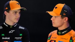 Oscar Piastri (l.) und Lando Norris (r.) können beide noch Weltmeister werden.