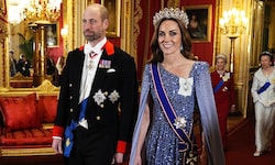 Prinzessin Kate war mit diesem funkelnden Look eindeutig der Star beim Staatsbankett.
