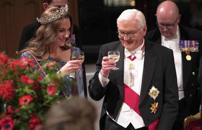 Prinzessin Kate nahm neben Frank-Walter Steinmeier Platz.