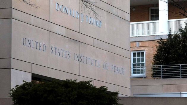 Das US-Friedensinstitut heißt jetzt Donald J. Trump Institute of Peace.