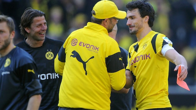 Mats Hummels (re.) und Jürgen Klopp arbeiten wieder zusammen.