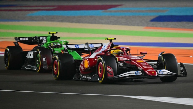 Auch in Katar fuhr Ferrari nur hinterher.