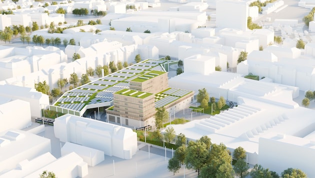 Der Umbau der Remise soll 2030 fertiggestellt werden.