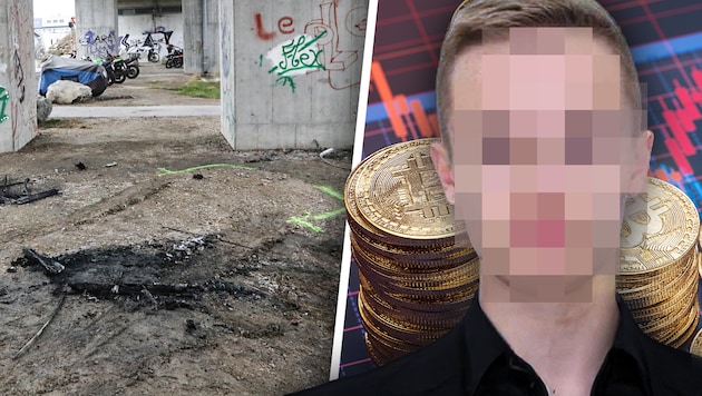 Charred remains of the torched Mercedes bear witness to a gruesome crime - this is where the ...