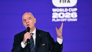 Auch FIFA-Boss Infantino fiebert der Auslosung entgegen