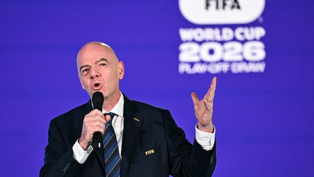 Auch FIFA-Boss Infantino fiebert der Auslosung entgegen
