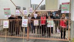 An 12 Standorten in Kärnten wurde gestreikt.