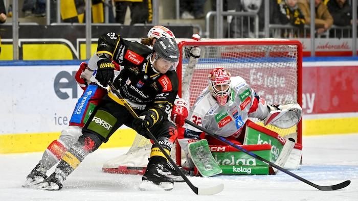 KAC-Tormann Sebastian Dahm feierte im Pustertal sein 50. Liga-Shutout.