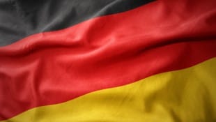 Eine Politikerin der deutschen Linke hat an mehreren Gebäuden angebrachte Deutschland-Fahnen ...