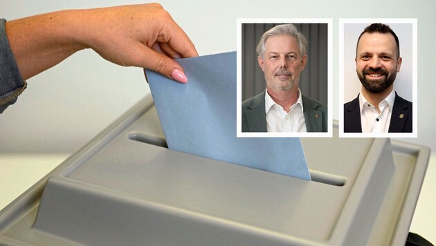 Für Günther Kautz von der SPÖ (li.) entstehen keine Mehrkosten durch eine Neuwahl. Armin Zwazl ...