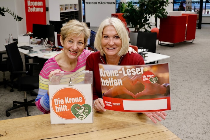 Redakteurin Christa Blümel (re.) und Ombudsfrau Claudia Fulterer betreuen die große ...