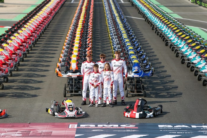 Anna als Teil des österreichischen Teams beim Weltfinale.