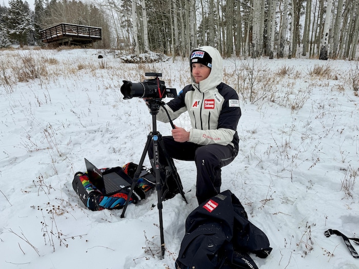 Oberhauser bei seiner Arbeit.