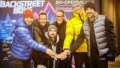 Für drei Konzerte sind die Backstreet Boys beim Ski-Opening in Schladming – am Donnerstag fand ...