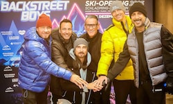 Für drei Konzerte sind die Backstreet Boys beim Ski-Opening in Schladming – am Donnerstag fand ...
