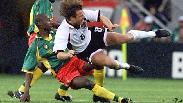 Heimo Pfeifenberger bei der WM 1998 gegen Kamerun