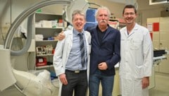 Helmut Pürerfellner (li.), Ferdinand Hirscher und Dr. Martin Martinek, der Leiter der Abteilung ...