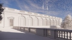 So sollte der neue Ballsaal des Weißen Hauses nach Plänen des Architekturbüros McCrery aussehen.