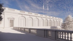 So sollte der neue Ballsaal des Weißen Hauses nach Plänen des Architekturbüros McCrery aussehen.
