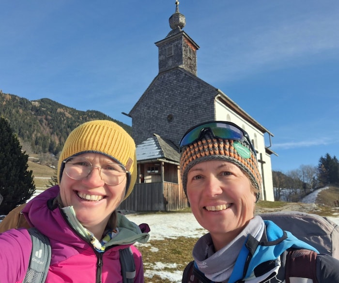 Die beiden „Krone“-Wanderexpertinnen Elisabeth Zienitzer (li.) und Silvia Sarcletti.