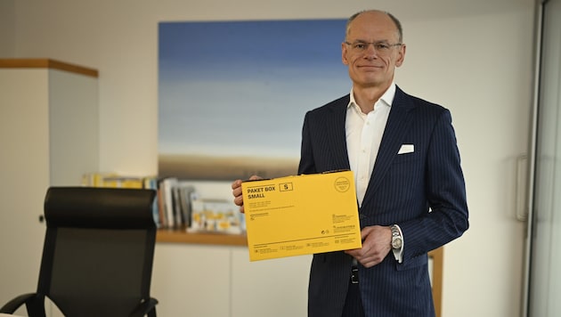 Walter Oblin, Generaldirektor der Österreichischen Post AG, gibt der „Krone“ Einblicke.