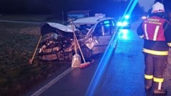 Der Lenker des VW hatte keine Chance.