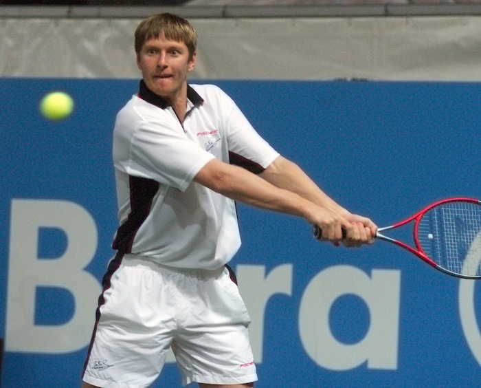 Jewgeni Kafelnikow gewann in seiner Karriere von 1992 bis 2003 zwei Grand-Slam-Titel.