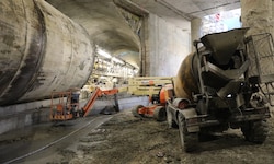 Die U-Bahn-Baustelle in der Wiener Pilgramgasse
