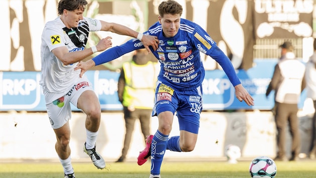 Marco Hoffmann haut sich für Hartberg rein.