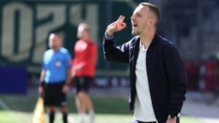 Musste im Hinspiel gegen Lustenau lauter werden: Liefering-Trainer Daniel Beichler.