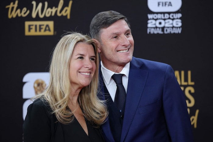 Argentina legend Javier Zanetti and Paula Zanetti